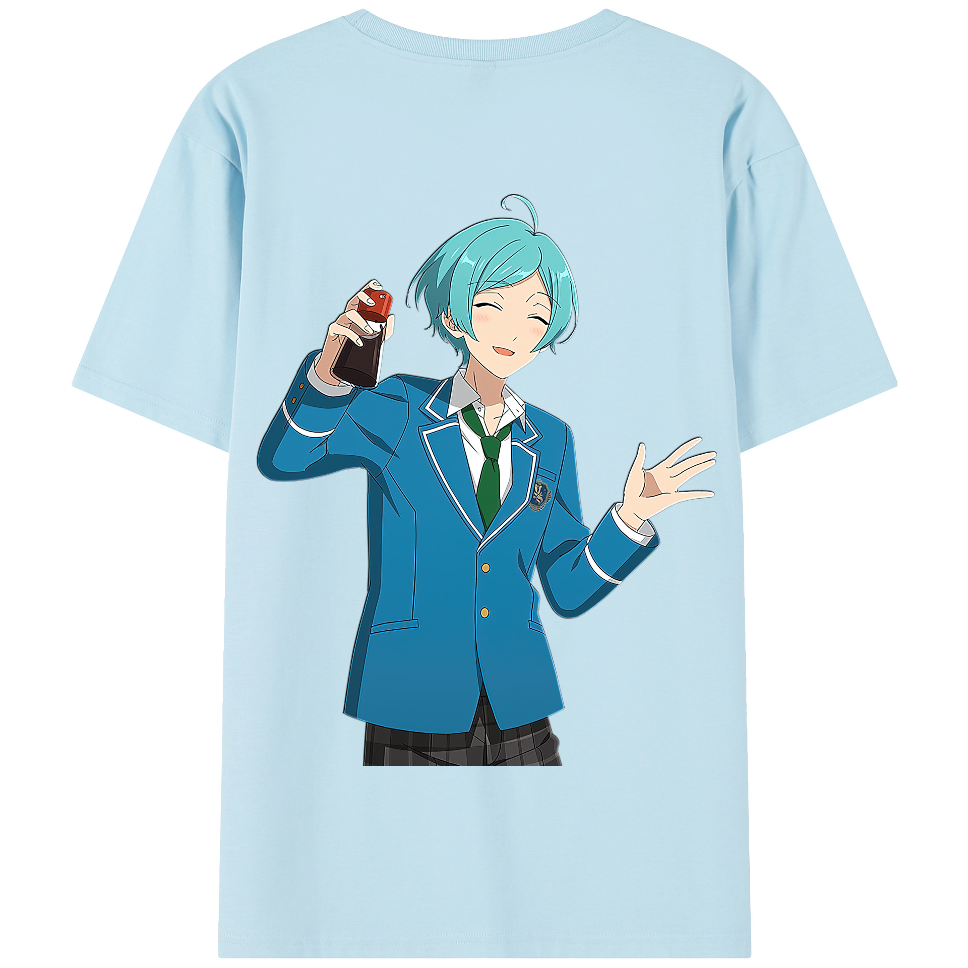（画像用） あんさんぶるスターズ! Ensemble Stars 綿100％半袖Tシャツ（背面プリント）